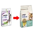 Сухий корм Purina Cat Chow Hairball Control для виведення шерсті у котів, з куркою, 1.5 кг