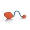 Іграшка дентал груша Pet Products з кордом для собак, гума, помаранчева, 12 см