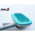 Пуходерка з автоматичною системою очищення AnimAll Groom для тварин, блакитна