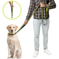 Повідець BronzeDog Mesh для собак, сітчастий нейлон, лимон, 200×1.6 см