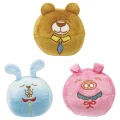 Іграшка DoggyMan Ball Animals для собак, м'яч з пищалкою, в асортименті, 6 см