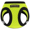 Шлея BronzeDog Mesh Vest для собак, сітчастий нейлон, лимонний, 26-29 см