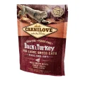 Сухий корм Carnilove Cat Large Breed, для кішок великих порід, качка, індичка, 0.4 кг