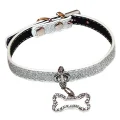 Нашийник Croci Charm зі стразами, для собак, екошкіра, асорті, 1×25 см