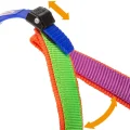 Ferplast Agila Colors 6 Purple-Orange шлейки з нейлону, для собак, 57x65 см