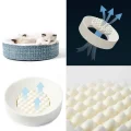 Ліжко Petkit Deep Sleep Cat Bed для котів, синій, 41×41×10 см