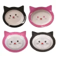 Миска Tetrapet для котів, меламінова подвійна, 0.25 л, 26.5×15×5.5 см