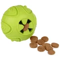 Іграшка-м'яч для собак BronzeDog Smart Ball IQ, мотиваційна, салатовий 7×9 см