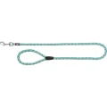 Повідець Trixie Cavo Reflect Lead для собак, світловідбиваючий, плетений, розмір S-M, 1 м/12 мм, океан