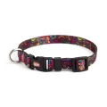 Нашийник Kareline для собак, нейлон, пластикова пряжка, візерунок Kaleidoscope, 1×25-30 см
