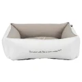 Лежак Trixie Pet's Home для собак, біло-коричневий, 80×60 см