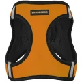 Шлея BronzeDog Sport Vest для собак з нейлону, неопрену і 3D сітки, помаранчевий, 29-34 см