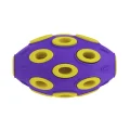 Іграшка BronzeDog Jumble airball, для собак, з ароматом ванілі, фіолетово-жовтий, 12 см