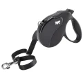 Поводок-рулетка Ferplast Amigo L Cord Black Lead для собак c тонким шнуром, 16x3,8x15 см