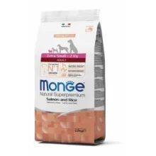 Сухий корм MONGE DOG Extrasmall Adult лосось з рисом, 2.5 кг