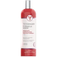 Шампунь Veterinary Formula Advanced Antiparasitic & Antiseborrheic, для собак, з дьогтем, сіркою, саліцилової кислотою, 0.473 л