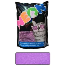 Наповнювач Neon Litter Clump грудкує, кварцовий, неоновий, фіолетовий, 1.81 кг