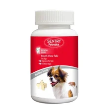 Жуйки Sentry Petrodex eath Chew Tabs для собак, 30 шт