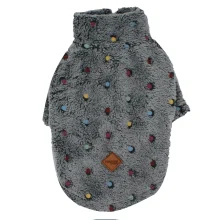 Батник Paw Star Bonibon Plush для собак, розмір XL, сірий