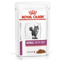 Вологий корм Royal Canin Renal при хронічній нирковій недостатності у кішок, яловичина, 85 г