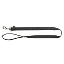 Повідець Trixie Softline Elegance Lead для собак, розмір L-XL, 1 м/25 мм, чорний/графіт