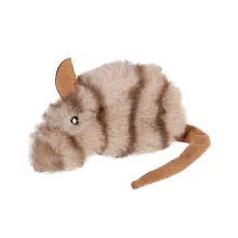 Іграшка GIGwi Catnip Ведмедик для кішок, з котячою м'ятою, штучне хутро, 10 см