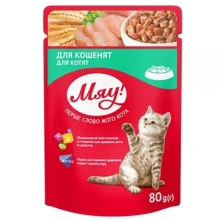 Вологий корм Мяу для кошенят, 80 г