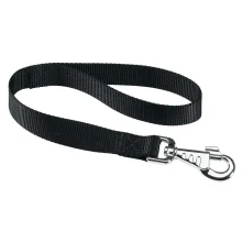 Нейлоновий поводок Ferplast Club GM25 / 45 Black для собак, чорний, 25 мм, 45 см