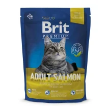 Сухий корм Brit Premium Cat Adult Salmon, для кішок, 0.3 кг