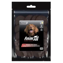 Лакомства AnimAll Platinum Медальоны с говядиной для собак, 100 г
