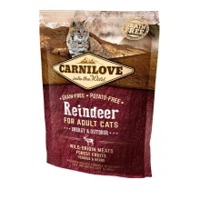 Сухий корм Carnilove Cat Energy & Outdoor, для кішок, північний олень, 0.4 кг