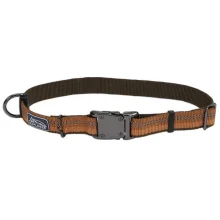 Нейлоновий нашийник Coastal K9 Explorer для собак, помаранчевий, 2.5×45-65 см