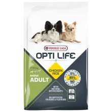Сухий суперпреміум корм Versele-Laga Opti Life Adult Mini для собак міні та малих порід, курка, 7.5 кг
