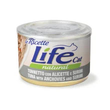 Консерва LifeCat Tuna With Anchovies And Surimi для котів від 6 місяців, тунець з анчоусами та крабами, 150 г