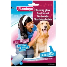 Рукавиця-серветка Flamingo Washing Glove Dog для собак, волога, розмір S