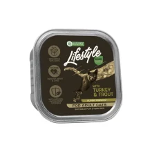 Вологий корм Nature's Protection Lifestyle Turkey&Trout Sterilised для стерилізованих котів, індичка і форель, 85 г