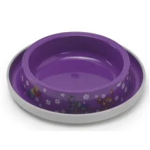 Миска Moderna Trendy Dinner Cat Friends Forever для котів і собак, пластик, фіолетова, 210 мл, d-15 см