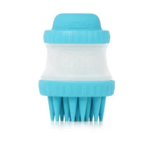 Щітка Dexas ScrubBuster для мийки собак, з резервуаром для шампуню, блакитна
