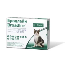 Краплі Boehringer Ingelheim Broadline Спот-он проти паразитів для котів, L, 2.5-7.5 кг, ціна за 1 аплікатор