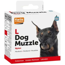 Намордник Flamingo Muzzle Nylon для порід лабрадор, доберман, ретривер, нейлон, L