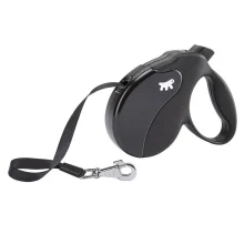 Поводок-рулетка Ferplast Amigo L Cord Black Lead для собак cо шнуром, 16x3,8x15 см