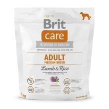 Сухий корм Brit Care Adult Medium Breed Lamb & Rice, для собак вагою від 10 до 25 кг, 1 кг