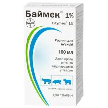 Розчин для ін'єкцій Bayer Баймек, Івермектин 1%, 100 мл