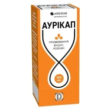 Розчин Arterium Аурікап для чищення вух у собак і котів, 100 мл