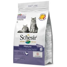 Сухий корм Schesir Cat Mature монопротеїновий, для літніх котів, 400 г