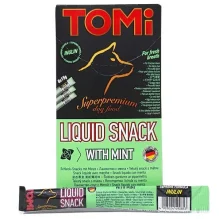 Ласощі Tomi Liquid Snack Mint & Inulin рідке, м'ята з інулін, для собак, 15 г