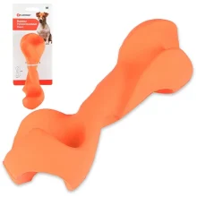 Іграшка Flamingo Rubber Flexo Twisted Dumbbell, для собак, 16 × 5 см
