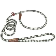 Нашийник-поводок Coastal Remington Rope Dog Leash для собак, ривковий, біло-зелений, 1×1.8 м