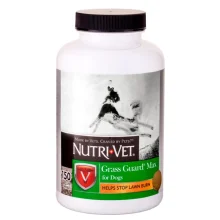 Харчова добавка від випалювання газонної трави Nutri-Vet Grass Guard для собак, 150 табл