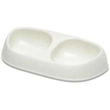 Подвійна миска Moderna Sensibowl для котів, біла, 2×200 мл